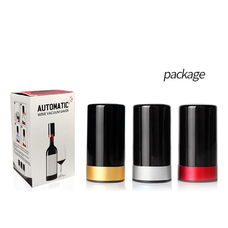 Stopper automat cu vid pentru vin roșu, dop electric pentru conservare a vinului, din acrilic