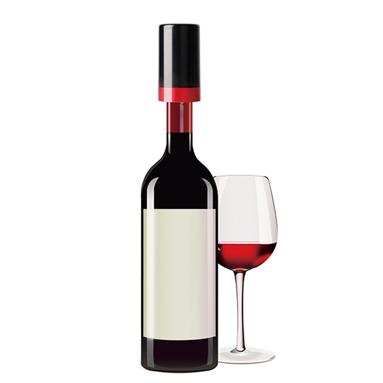 Stopper automat cu vid pentru vin roșu, dop electric pentru conservare a vinului, din acrilic