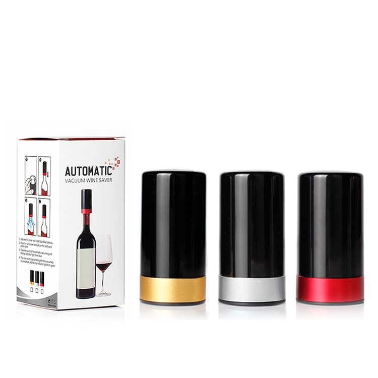 Stopper automat cu vid pentru vin roșu, dop electric pentru conservare a vinului, din acrilic