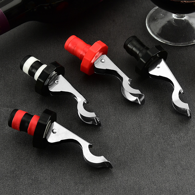 Stopper din oțel inoxidabil pentru sticla de vin, etanșare snap-on – design modern și simplu