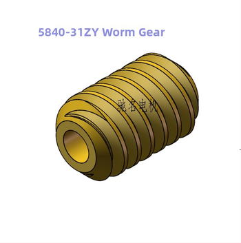 5840-31ZY vretenový motor s reduktorom, modul 0.5M, motor 555
