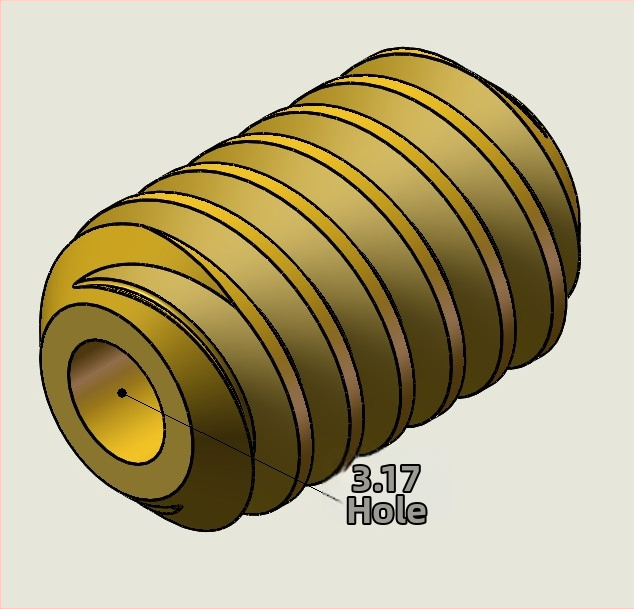 5840-31ZY vretenový motor s reduktorom, modul 0.5M, motor 555