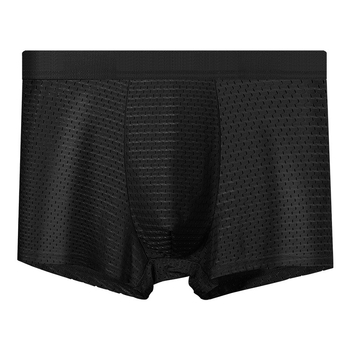 Muške bešivne boxerice, prozračan ice silk, srednji dio struka, jednobojne Canokov