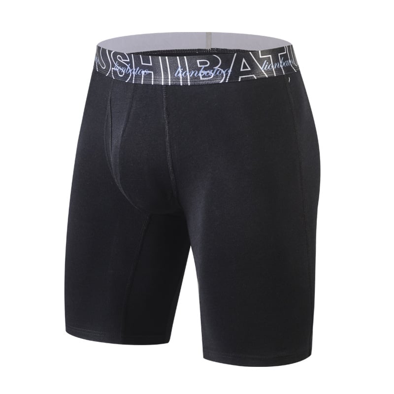 Muške boxerice od 100% pamuka, s produženom dužinom, prozračne sportske gaćice