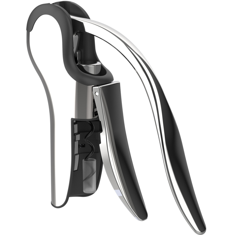 Deschizător de vin manual tip gooseneck, pentru uz casnic
