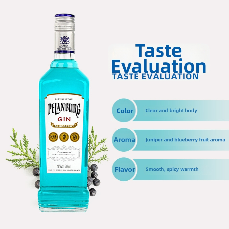 Gin s príchutou čučoriedok na Long Island Iced Tea, 700 ml, 18% ABV