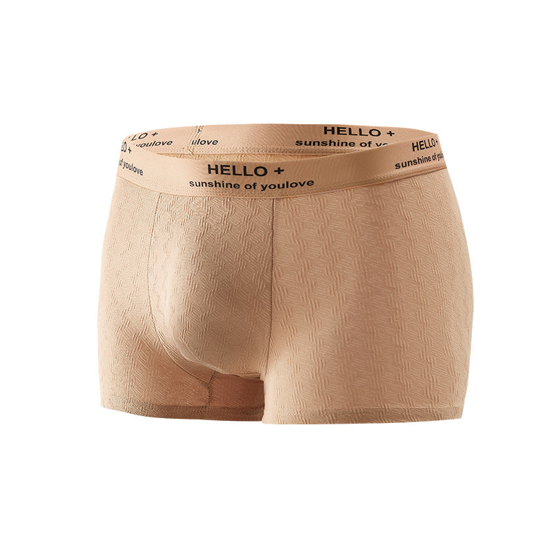 Muške bokserice od 100% pamuka, prozračan jacquard, antibakterijske, srednji struk, velika veličina
