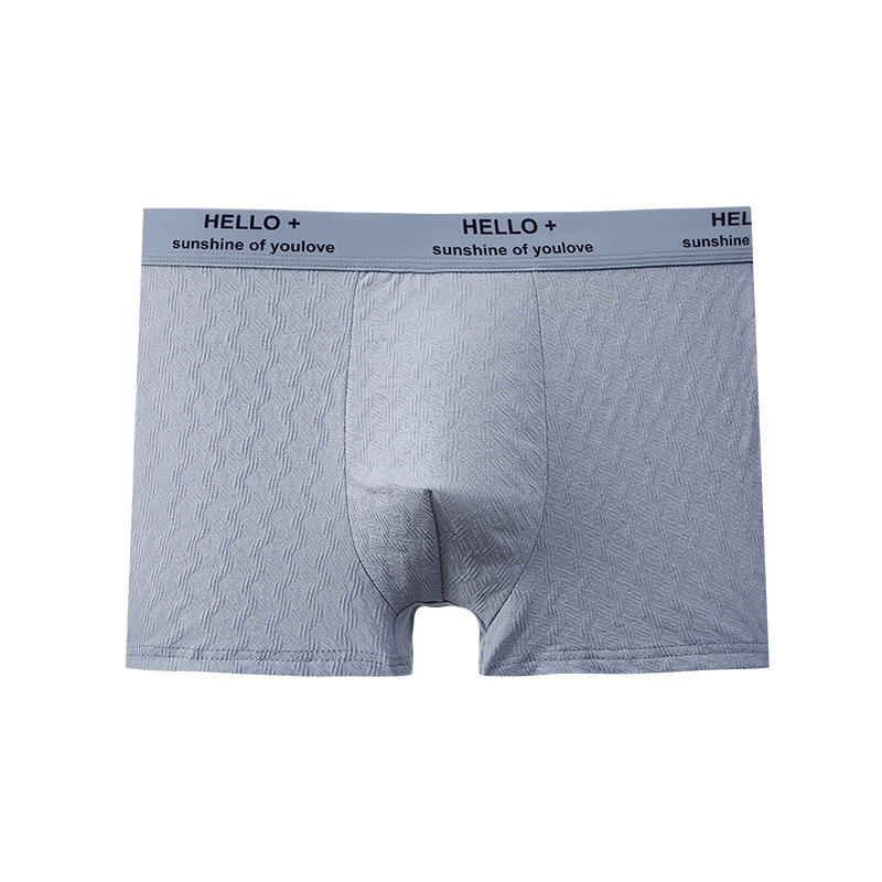 Muške bokserice od 100% pamuka, prozračan jacquard, antibakterijske, srednji struk, velika veličina