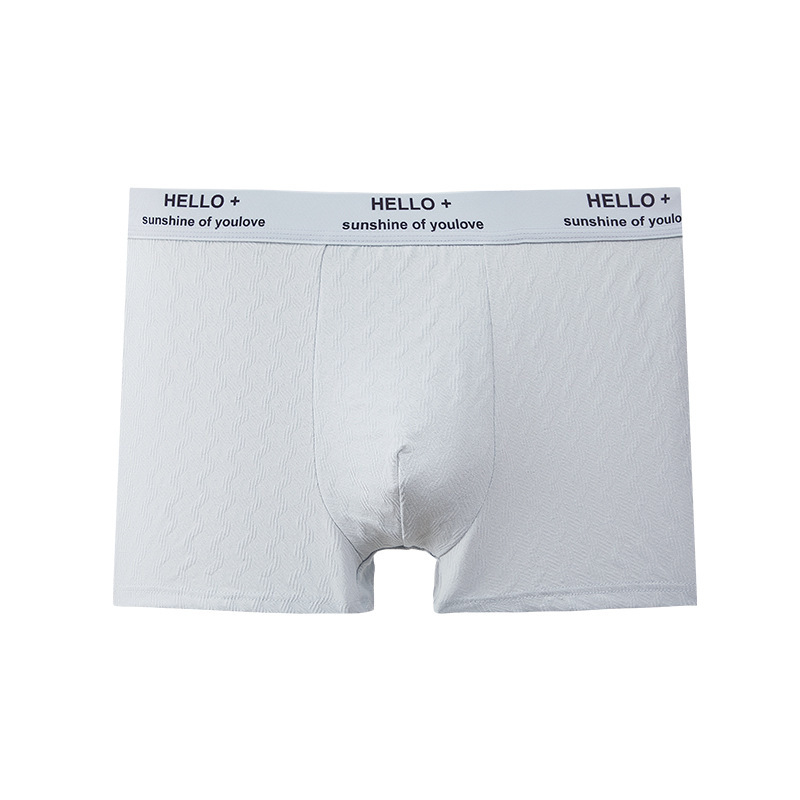 Muške bokserice od 100% pamuka, prozračan jacquard, antibakterijske, srednji struk, velika veličina