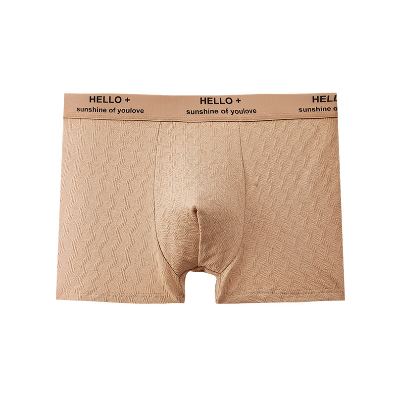 Muške bokserice od 100% pamuka, prozračan jacquard, antibakterijske, srednji struk, velika veličina