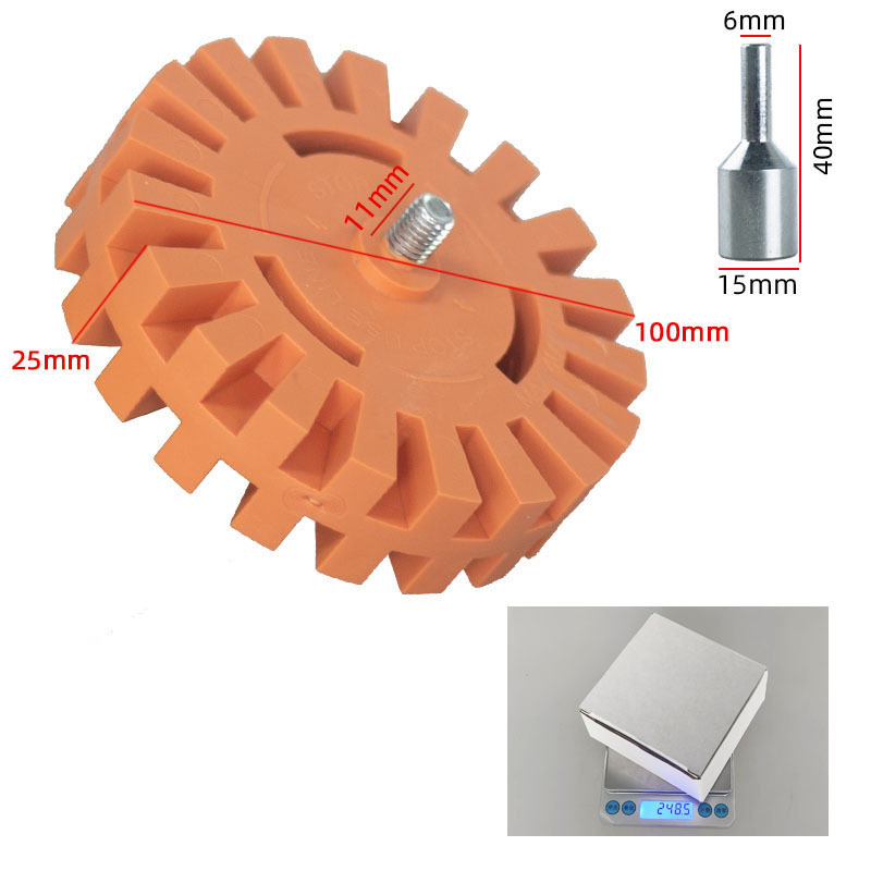 Disc pneumatic pentru îndepărtarea adezivului cu cap de șlefuire de 4 inch
