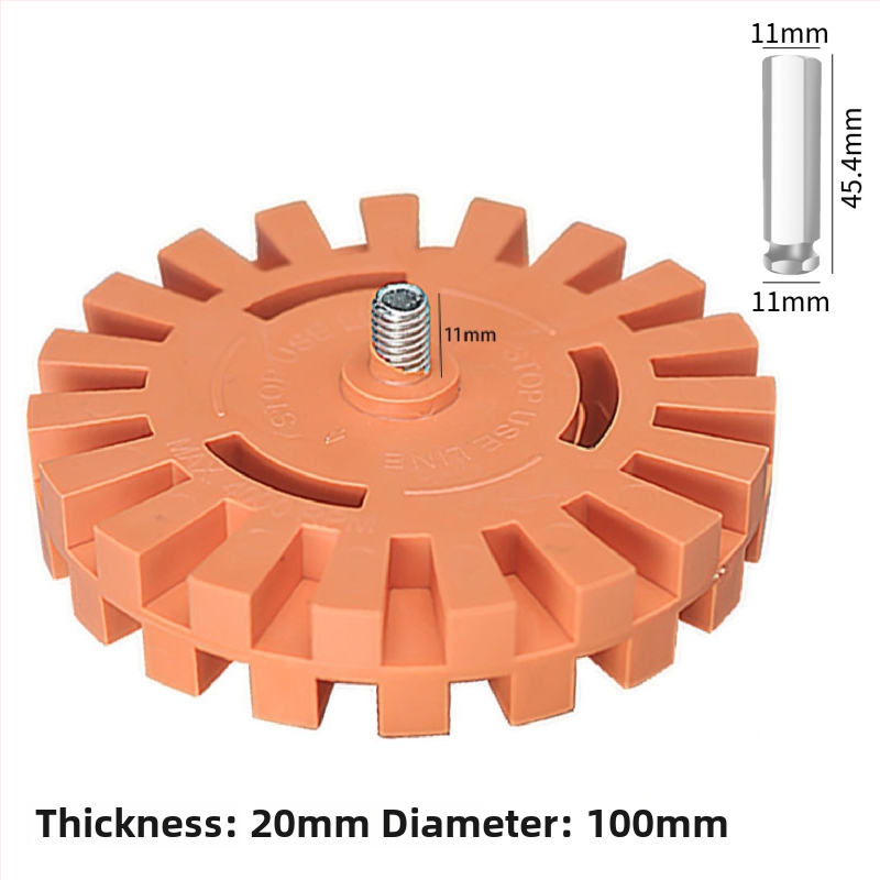 Disc pneumatic pentru îndepărtarea adezivului cu cap de șlefuire de 4 inch
