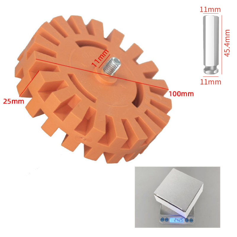 Disc pneumatic pentru îndepărtarea adezivului cu cap de șlefuire de 4 inch