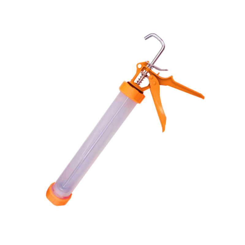 Pistol de lipit 590 ml pentru adezivi structurali, fără picurare, corp metalic