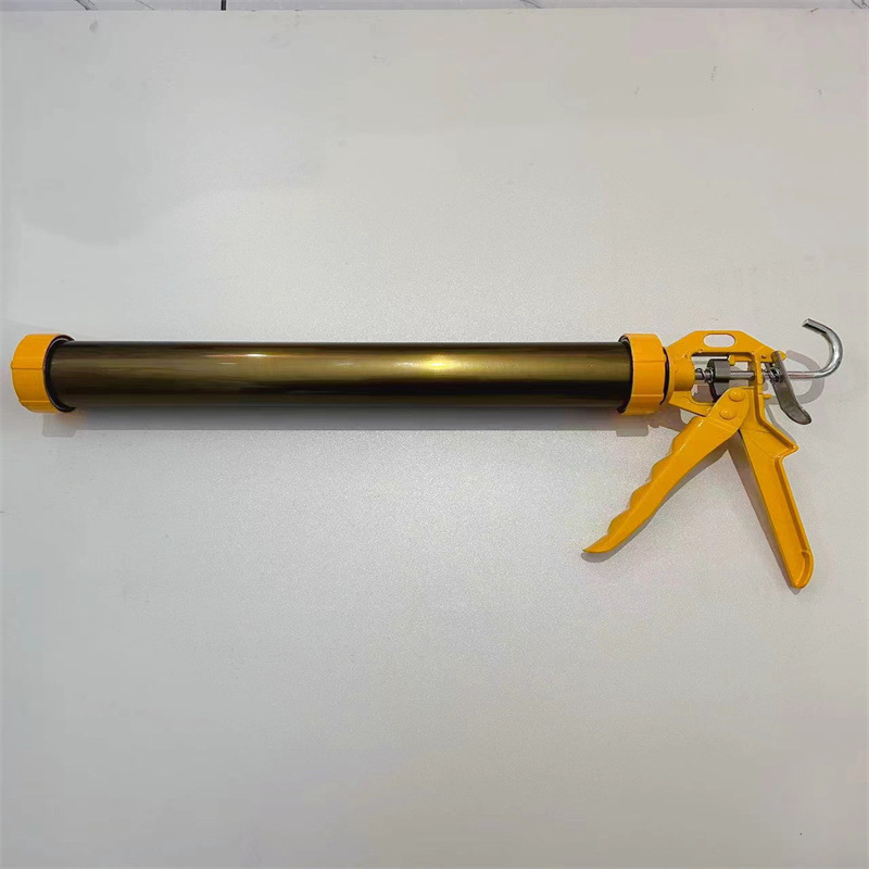 Pistol de lipit 590 ml pentru adezivi structurali, fără picurare, corp metalic