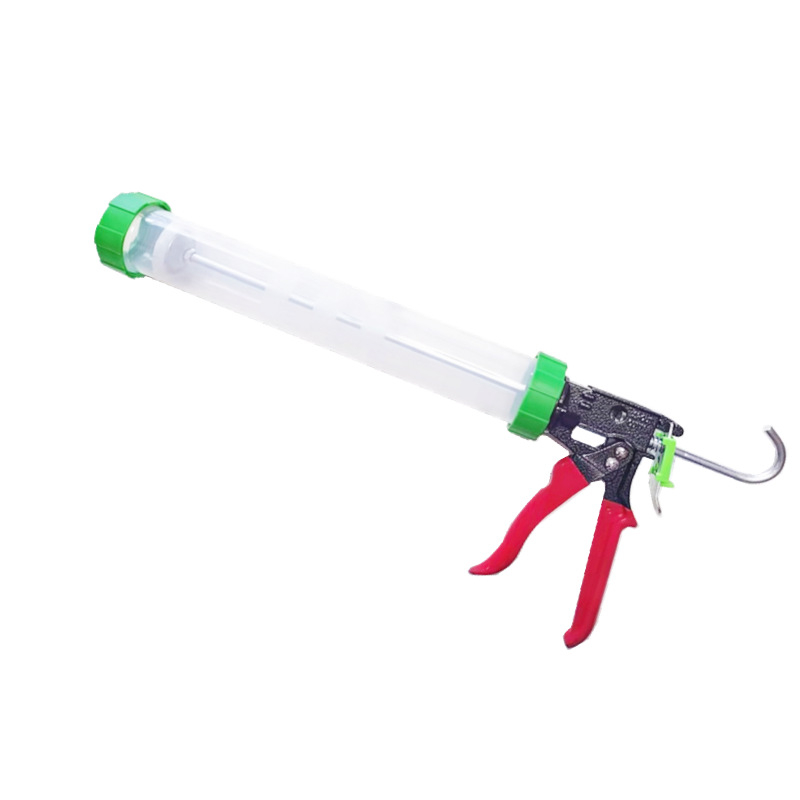 Pistol de lipit 590 ml pentru adezivi structurali, fără picurare, corp metalic