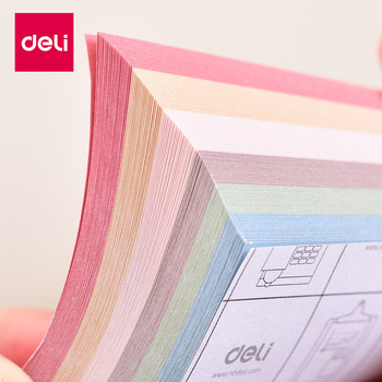 Deli 21553 Bloc de note lipicioase — carnet creativ pentru elevi