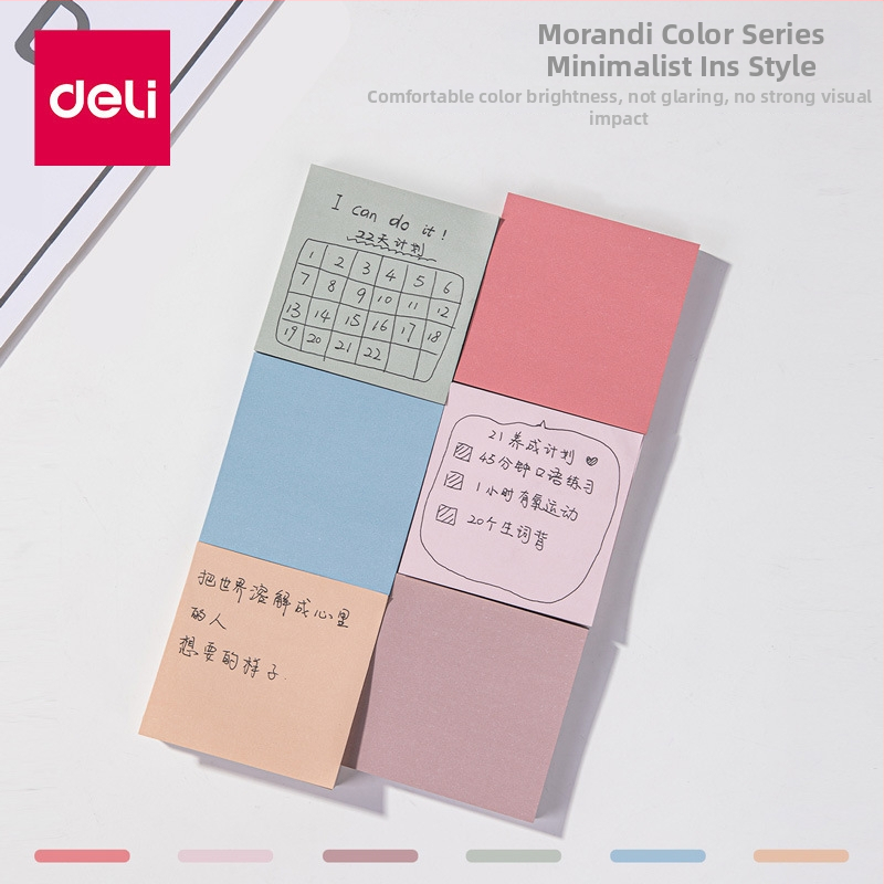 Deli 21553 Bloc de note lipicioase — carnet creativ pentru elevi