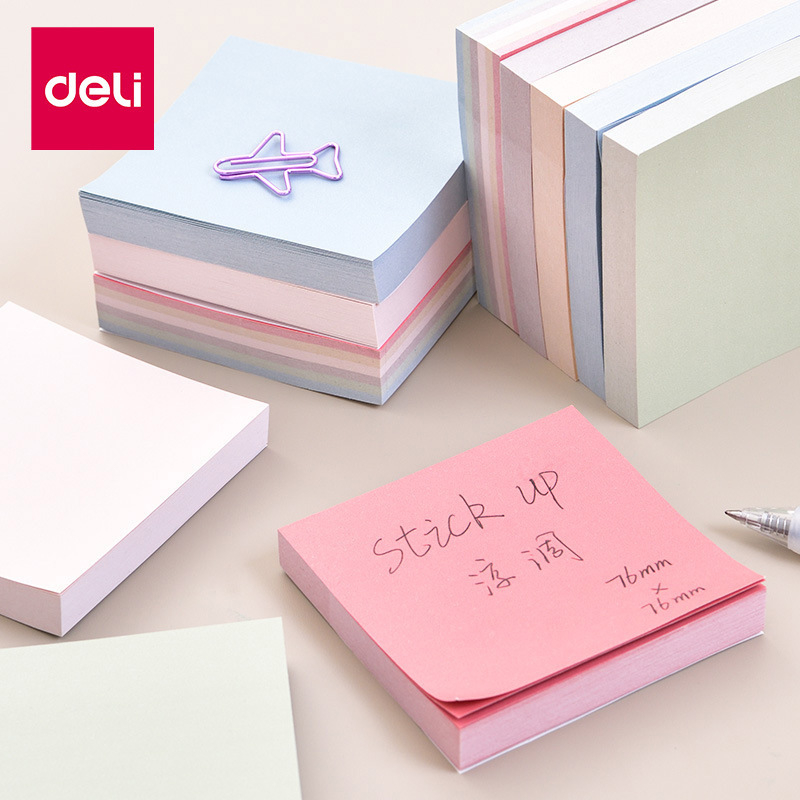 Deli 21553 Bloc de note lipicioase — carnet creativ pentru elevi