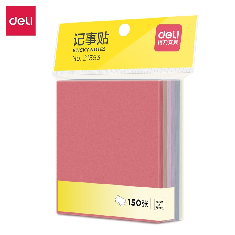 Deli 21553 Bloc de note lipicioase — carnet creativ pentru elevi