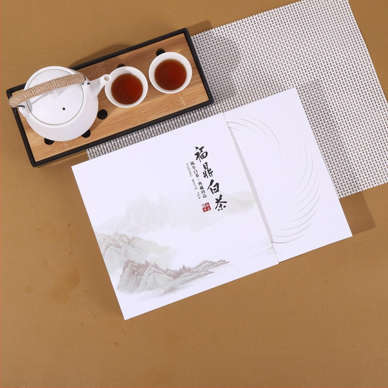 Cutie de ambalaj pentru Pu'er tea cake, 357 g, personalizabilă cu logo imprimat – cadou și cutie de depozitare