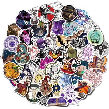 Set de 50 autocolante magice graffiti pentru decor personal pe calculatoare, chitare și caiete