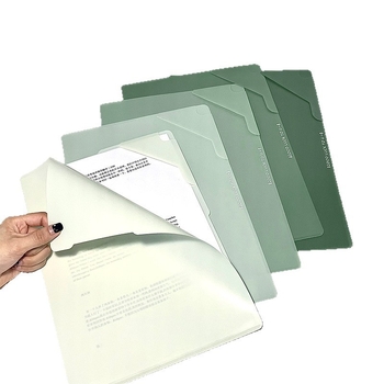 Mapă L cu gradient pentru elevi, capacitate mare, impermeabilă, pentru dosare, foi de examen și depozitare documente de birou