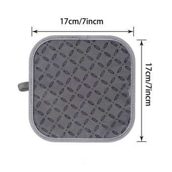 Mănuși izolante din silicon cu căptușeală din bumbac, antiderapante, rezistente la căldură, pentru bucătărie, cuptor cu microunde și gătit