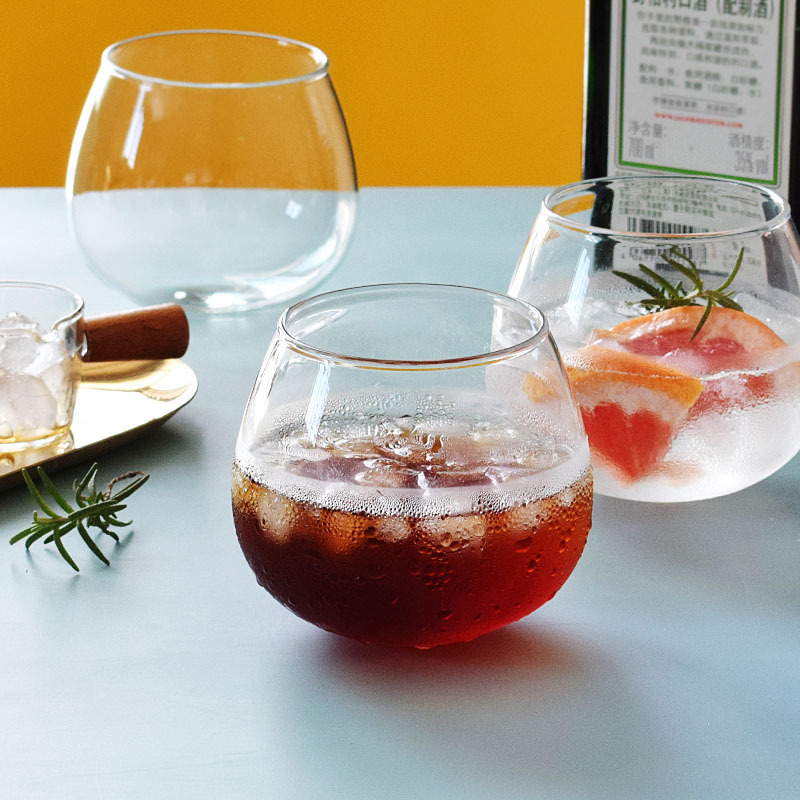 Pahar transparent din sticlă borosilicată pentru cupluri, pahar de cocktail pentru bar, băuturi și sucuri