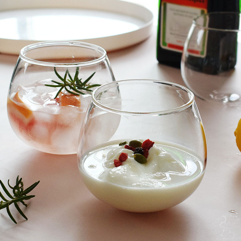 Pahar transparent din sticlă borosilicată pentru cupluri, pahar de cocktail pentru bar, băuturi și sucuri