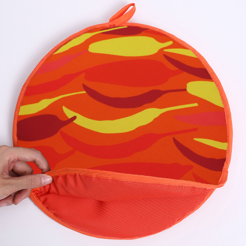 Geantă izolantă rotundă pentru tortilla, imprimare digitală pe ambele fețe