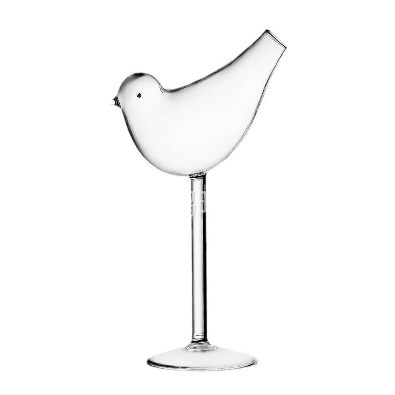 Pahar de vin creativ în stil Instagram, din sticlă borosilicată fără plumb, cu spirală