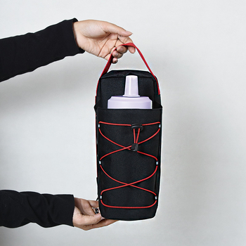 Husă izolantă pentru sticlă cu curea crossbody, personalizabilă, pentru drumeții în aer liber, capacitate mare, protecție anti-cădere
