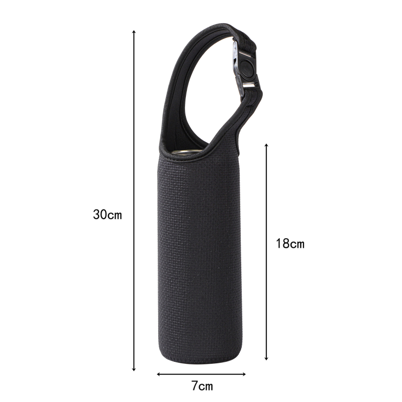 Manșon izolant pentru cană cu mâner, culoare solidă, textură gravată, husă de protecție pentru ceai, material de scufundare