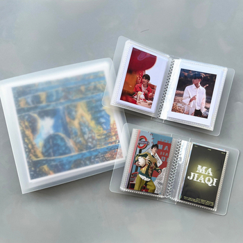Album compact pentru carduri de 3 inch, pentru vizit Carduri bancare, cu pagini intercalate, dimensiune 15×15