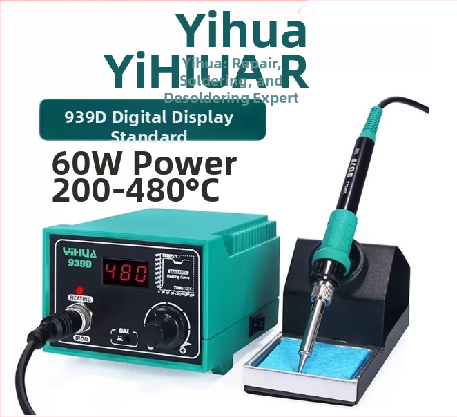 Yihua YH850 stanica na opravy s horúcim vzduchom, elektrostatický spájkovač YH936, regulácia teploty 937, konštantná teplota 939D, elektrické odsávanie cínu 948