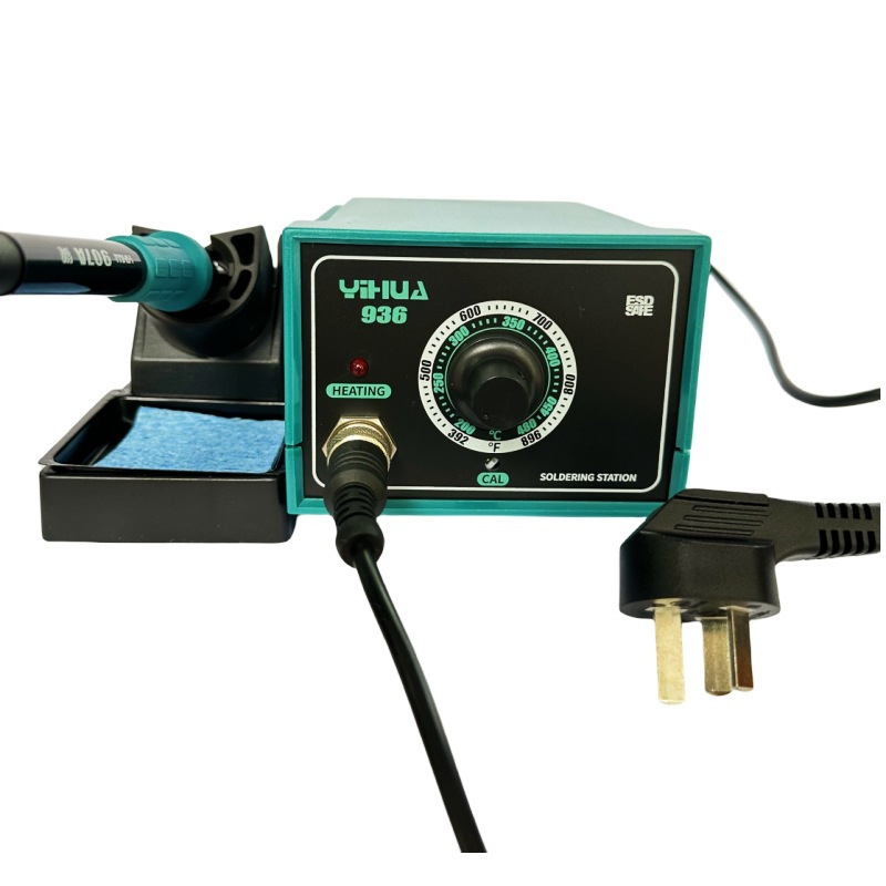 Stație de rework cu aer cald Yihua YH850 cu fier de lipit electrostatic YH936, reglare temperatură 937, temperatură constantă 939D, pompă electrică de desoldering 948
