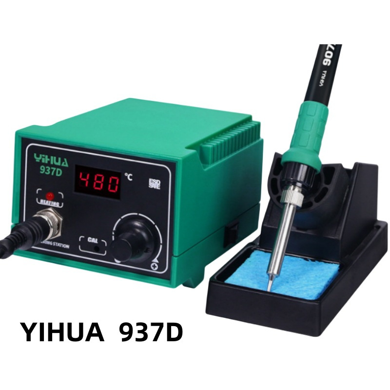 Stație de rework cu aer cald Yihua YH850 cu fier de lipit electrostatic YH936, reglare temperatură 937, temperatură constantă 939D, pompă electrică de desoldering 948