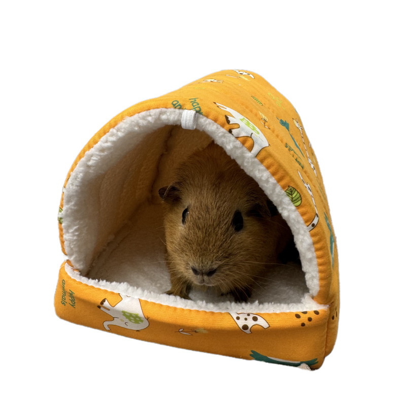 Hamsterovo pamukasto gnijezdo za zimu — vreća za spavanje i viseće gnijezdo