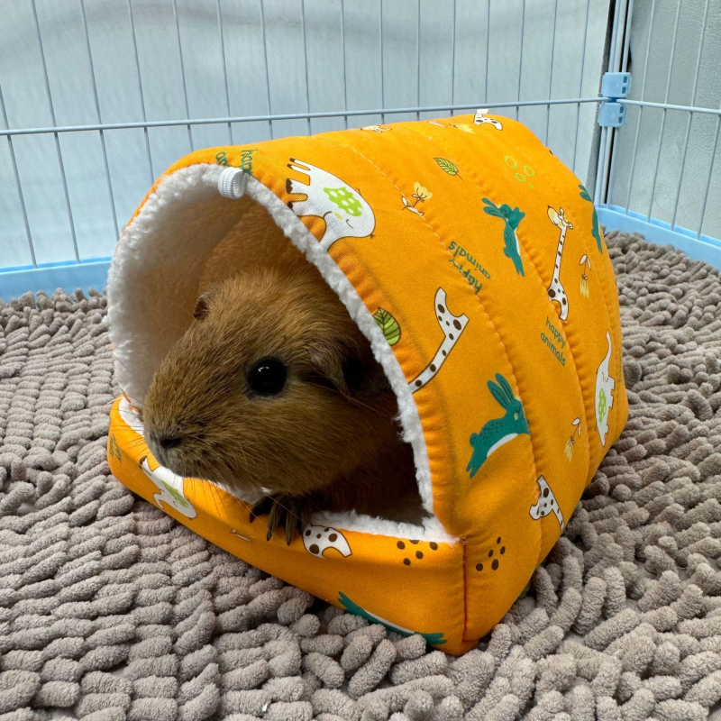Hamsterovo pamukasto gnijezdo za zimu — vreća za spavanje i viseće gnijezdo