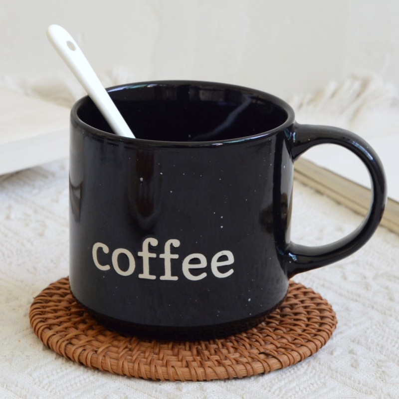 Ceașcă de cafea ceramică creativă — ceașcă stilată pentru casă, apă, lapte și birou