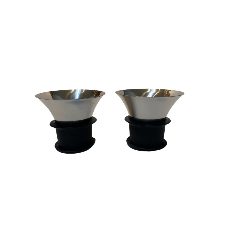 Carafă de apă în stil european, din sticlă borosilicată, cu capac din oțel inoxidabil