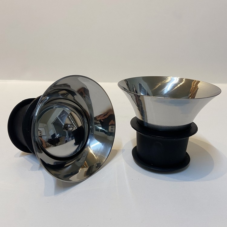 Carafă de apă în stil european, din sticlă borosilicată, cu capac din oțel inoxidabil