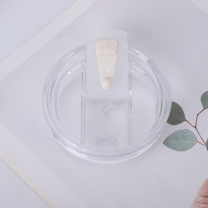 Capac transparent din plastic pentru ceașca de cafea, etanș anti-scurgere, mare capacitate, accesorii pentru pai