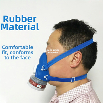 Tangfeng marka maska za plin s aktivnim ugljem za prskanje boje – industrijski zaštitni respirator s automatskim usisavanjem za formaldehid i organske pare