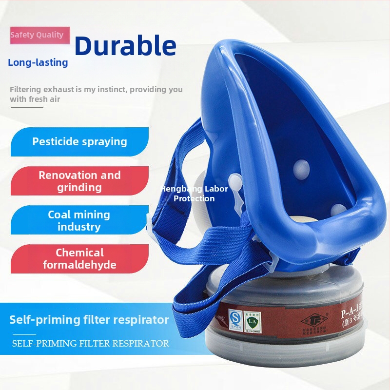 Tangfeng marka maska za plin s aktivnim ugljem za prskanje boje – industrijski zaštitni respirator s automatskim usisavanjem za formaldehid i organske pare