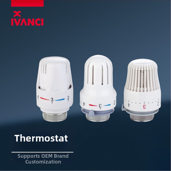 Fansheng termostatická hlavica ventilu s ručnou reguláciou teploty, teplotný senzor, radiátorová termostatická hlava, mäkké tesnenie pre radiátor