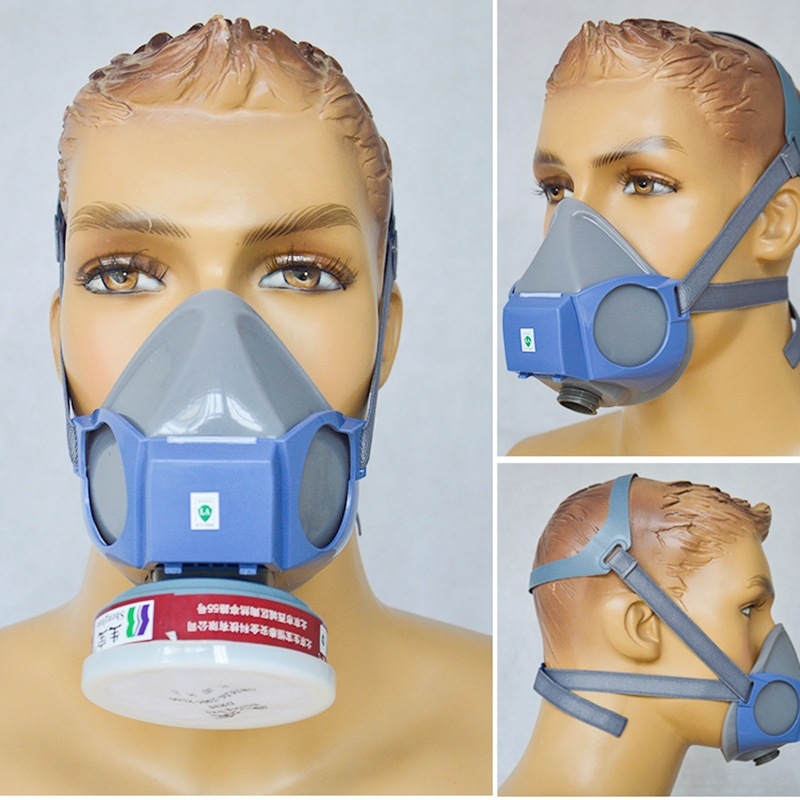 Shengbao GM2004 Polumaska Respirator za Bojanje i Kemijsku Zaštitu, Zaštita od Prašine i Štetnih Plinova