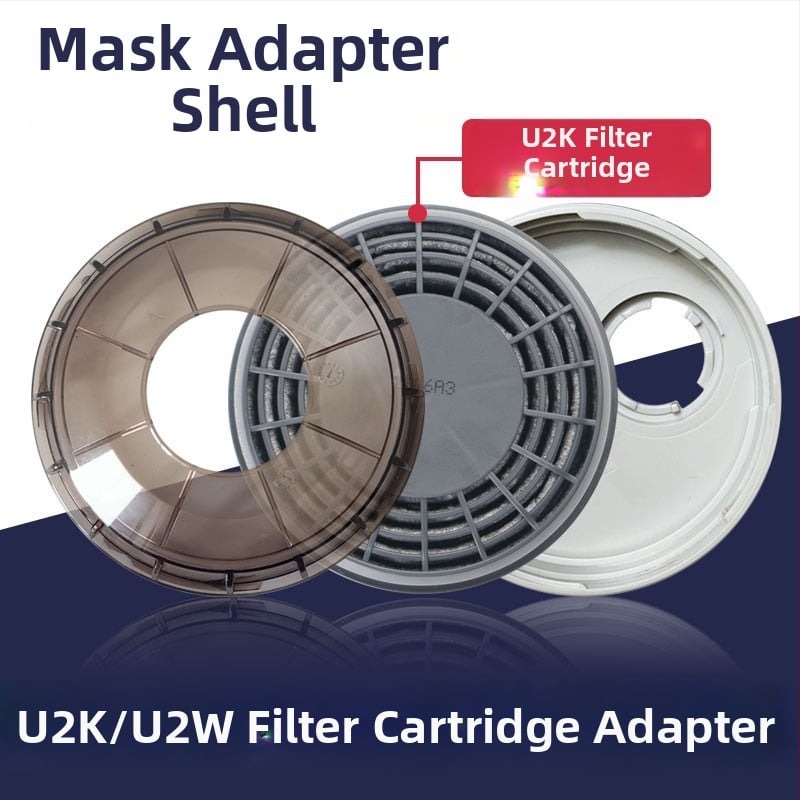 Pouzdro adaptéra pre filtre U2K/U2W; univerzálny kryt pre ochrannú masku 7502/6200