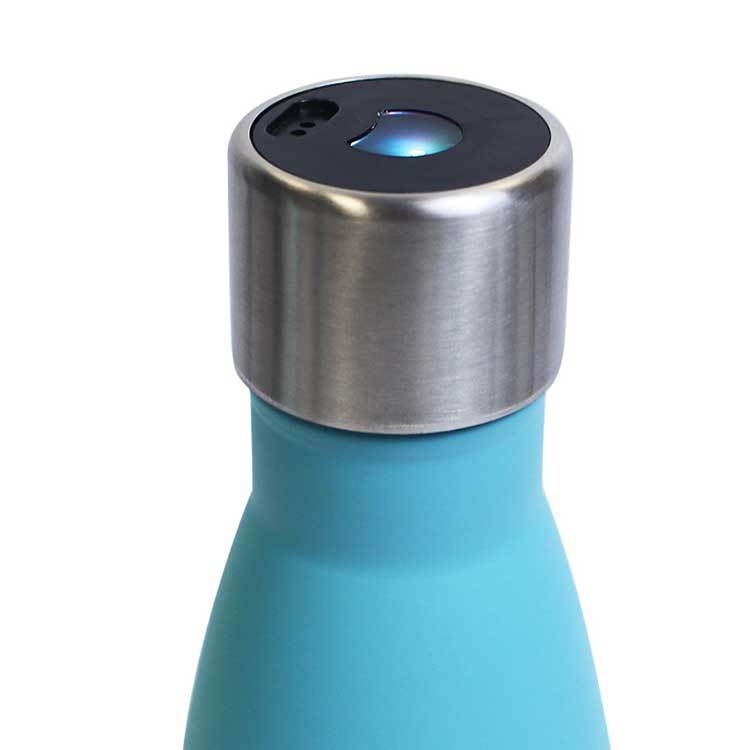 Cană UV sterilizare în formă de sticlă Cola, din oțel inoxidabil 304, termos inteligent cu vid